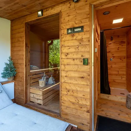 Osada Malawka Pod śnieżką - Wypoczynek W Saunie Lub Jacuzzi Z Widokiem Na Góry Apartamento